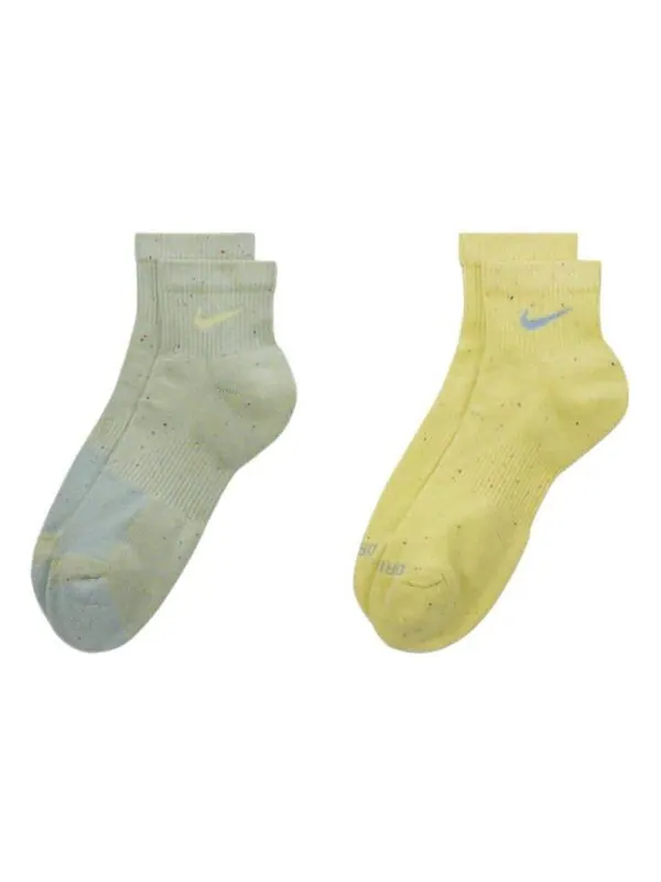 Носки Nike Everyday Plus Cushioned Training Ankle Socks 'Green Yellow' — изображение 1 из 3, мульти