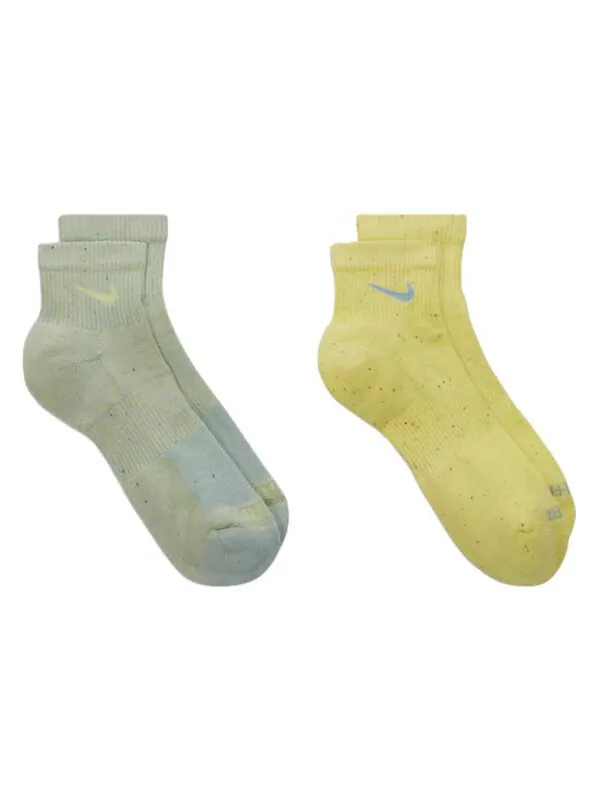 Носки Nike Everyday Plus Cushioned Training Ankle Socks 'Green Yellow' — изображение 2 из 3, мульти