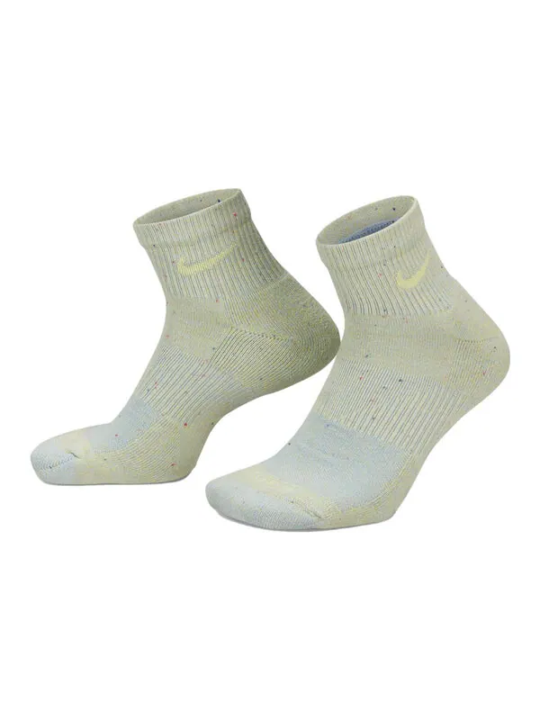 Носки Nike Everyday Plus Cushioned Training Ankle Socks 'Green Yellow' — изображение 3 из 3, мульти