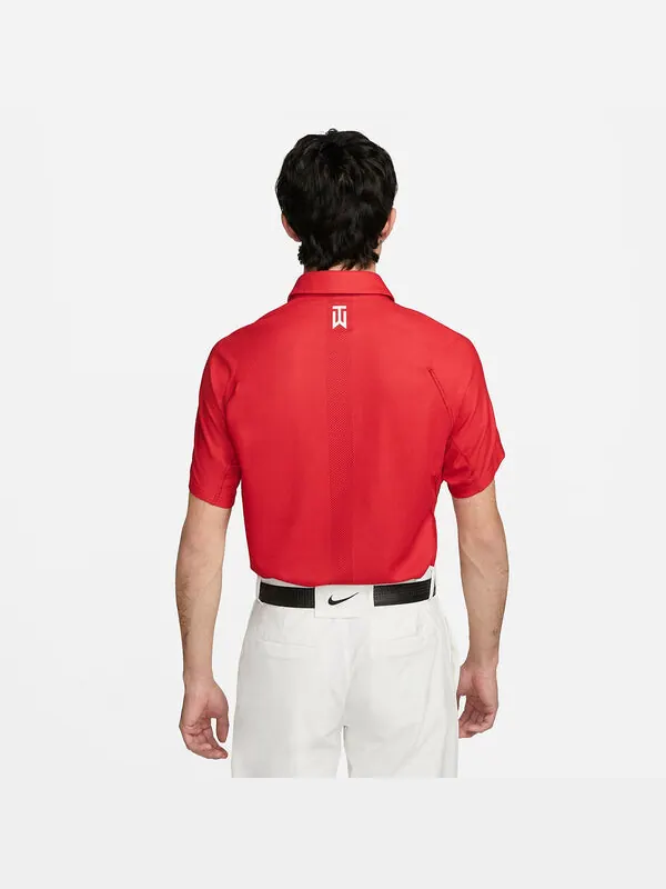 Рубашка поло dri fit adv Рубашка поло tiger woods Nike — изображение 2 из 4, красный