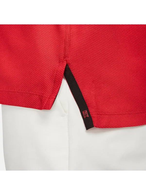 Рубашка поло dri fit adv Рубашка поло tiger woods Nike — изображение 3 из 4, красный