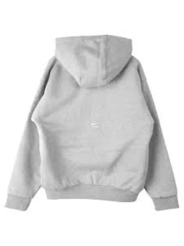 Куртка x mmw флисовая толстовка с капюшоном на молнии Nike — изображение 2 из 3, серый