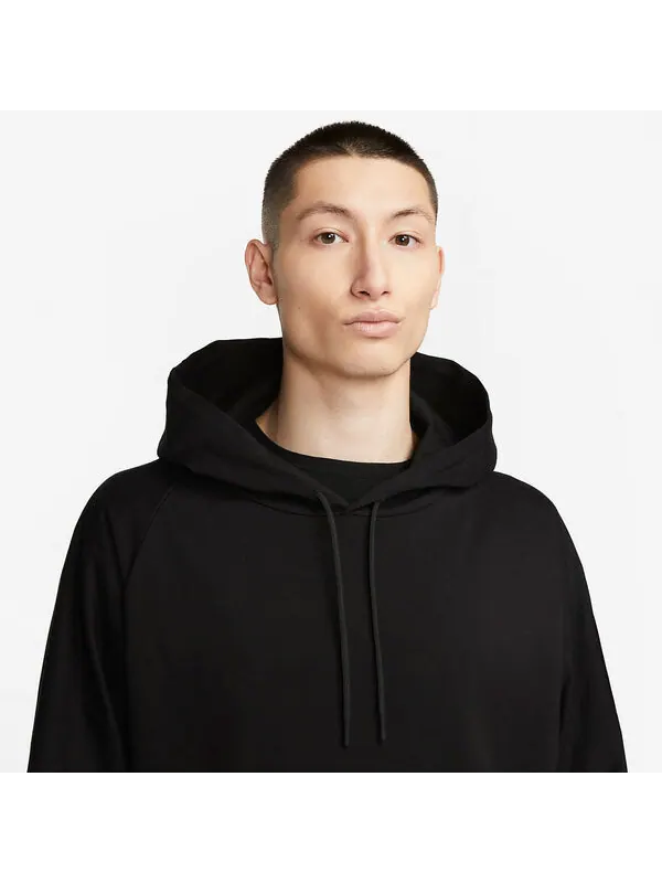 Толстовка Nike Knit Hoodie 'Black' — изображение 2 из 4, черный