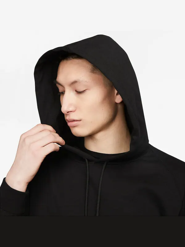 Толстовка Nike Knit Hoodie 'Black' — изображение 3 из 4, черный