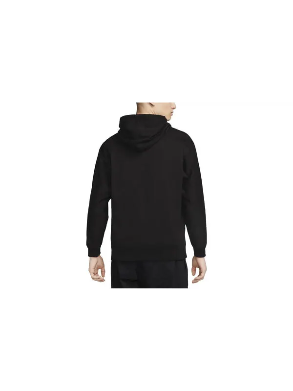 Толстовка Nike Knit Hoodie 'Black' — изображение 4 из 4, черный