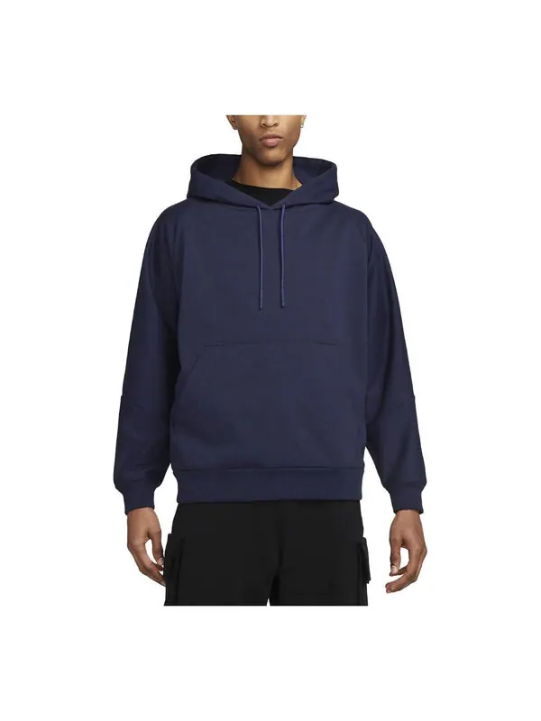 Толстовка Nike Knit Hoodie 'Midnight Navy' — изображение 1 из 4, синий