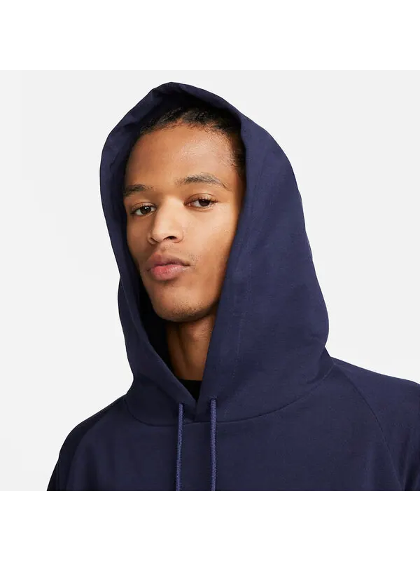 Толстовка Nike Knit Hoodie 'Midnight Navy' — изображение 3 из 4, синий