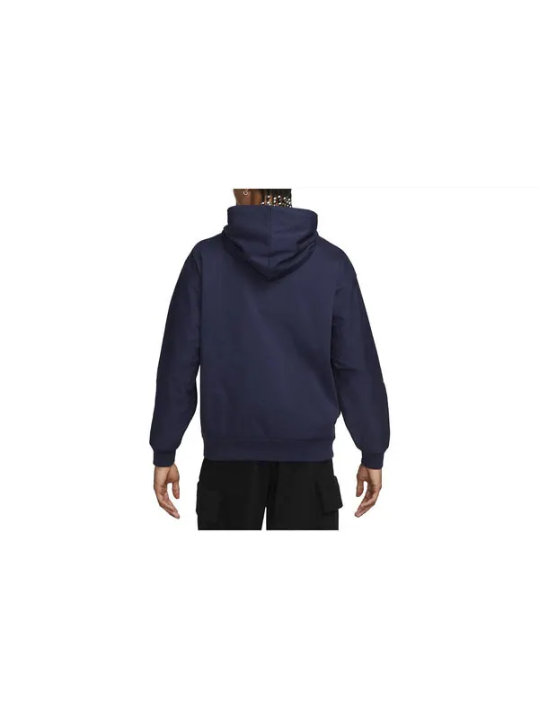 Толстовка Nike Knit Hoodie 'Midnight Navy' — изображение 4 из 4, синий