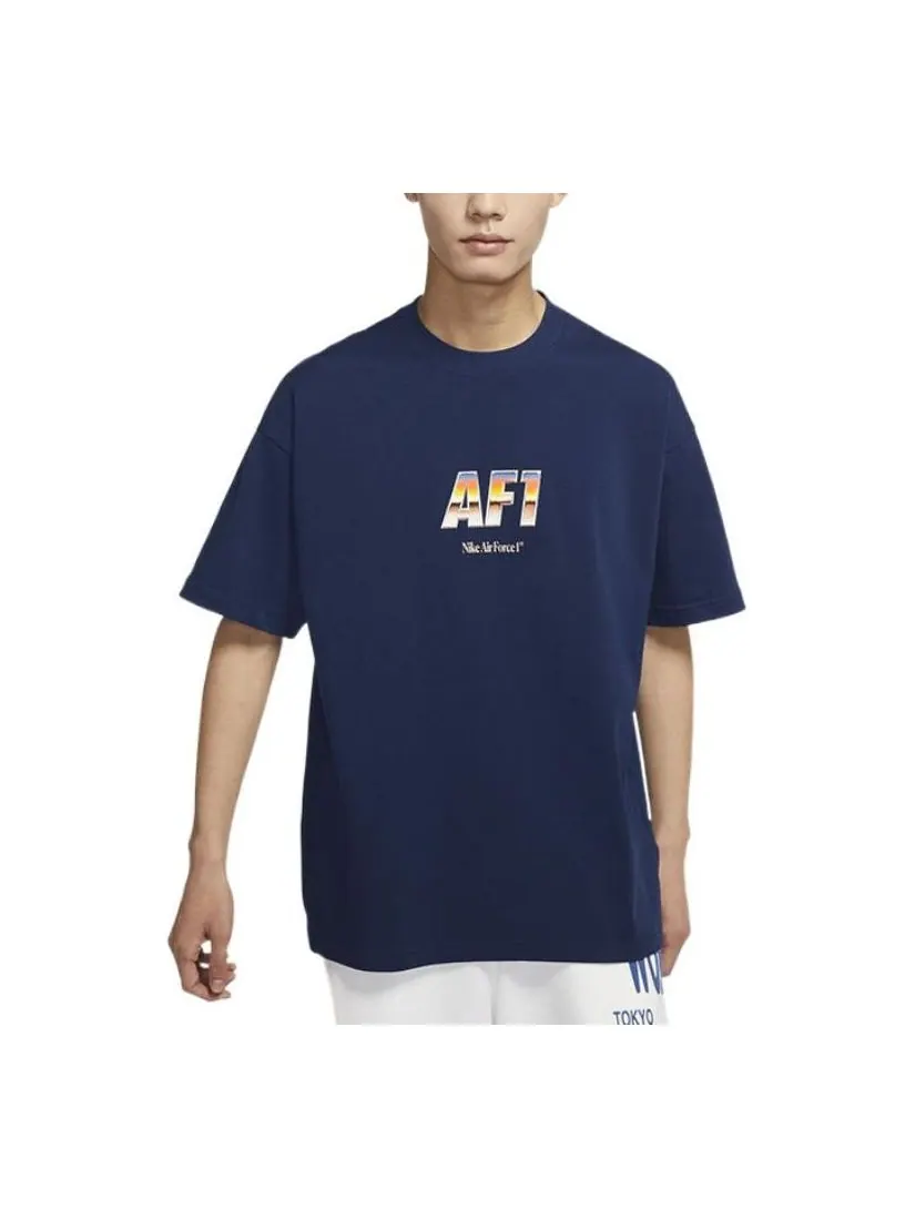 Футболка Nike Air Force 1 LogoT — изображение 1 из 2, синий
