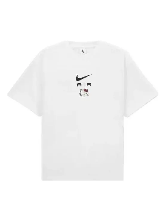 Футболка x hello kitty crossover ss22 funny alphabet cartoon printing short sleeve white Nike — изображение 1 из 4, мульти