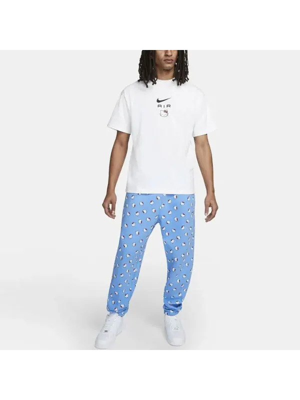 Футболка Nike x Hello Kitty Crossover Funny Cartoon Alphabet Pattern Printing Short Sleeve Asia — изображение 3 из 4, мульти