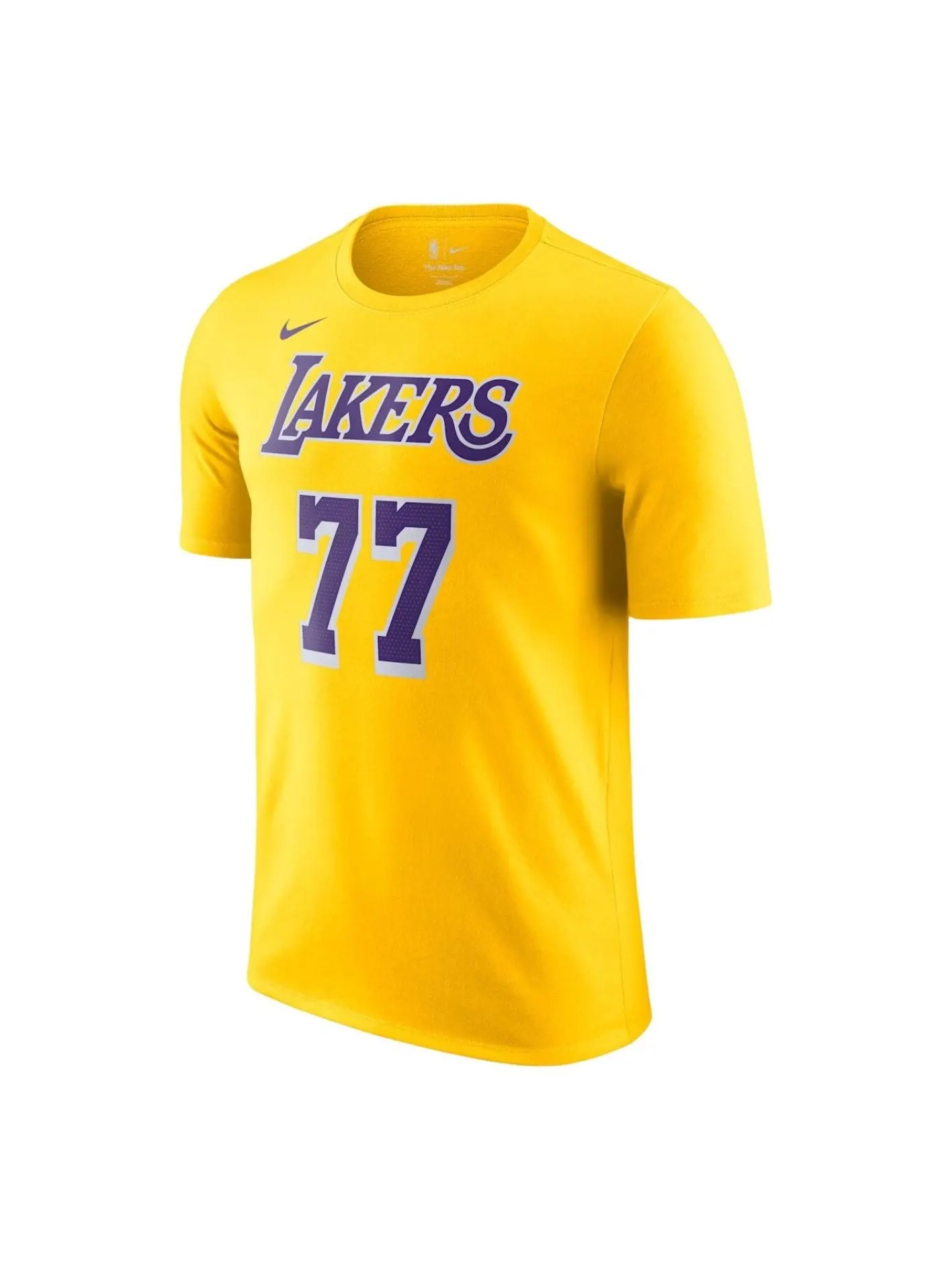 Футболка Nike НБА Лука Дончич Los Angeles Lakers Icon Edition «Amarillo» — изображение 1 из 2, жёлтый