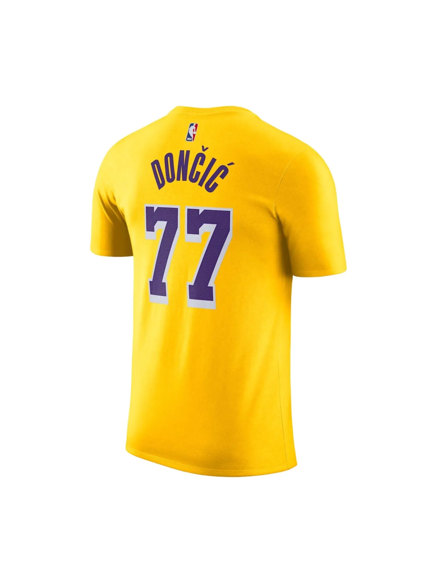 Футболка Nike НБА Лука Дончич Los Angeles Lakers Icon Edition «Amarillo» — изображение 2 из 2, жёлтый