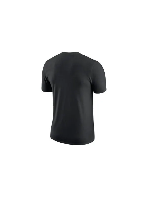 Футболка Nike x NBA Brooklyn NETS T-Shirts 'Black' — изображение 2 из 2, черный/мульти