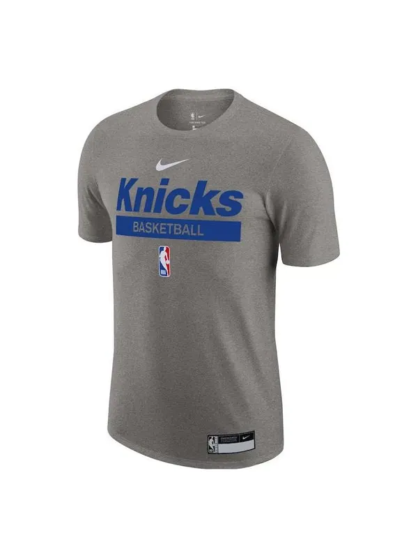 Футболка Nike x NBA New York Knicks T-Shirt 'Grey' — изображение 1 из 2, серый/мульти