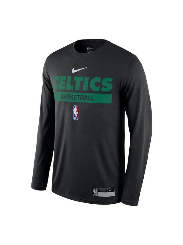 Футболка x nba training graphic long sleeve футболка Nike — изображение 1 из 2, черный/зеленый