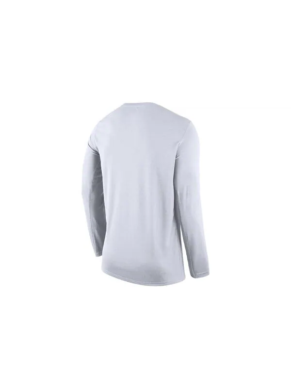 Футболка Nike Golden State Warriors Practice Long Sleeve T-Shirt 'White' — изображение 2 из 2, белый/золотистый/мульти