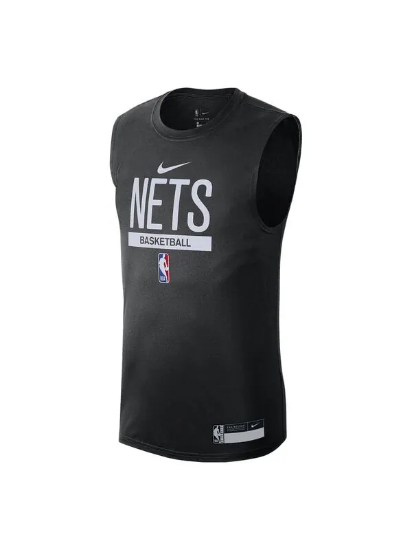 Футболка x тренировочная майка nba brooklyn nets Nike — изображение 1 из 1, черный