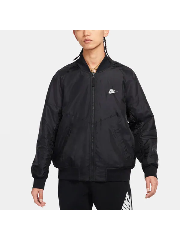 Куртка Men's Nike Plaid Reversible Loose Jacket Brown — изображение 4 из 4, коричневый