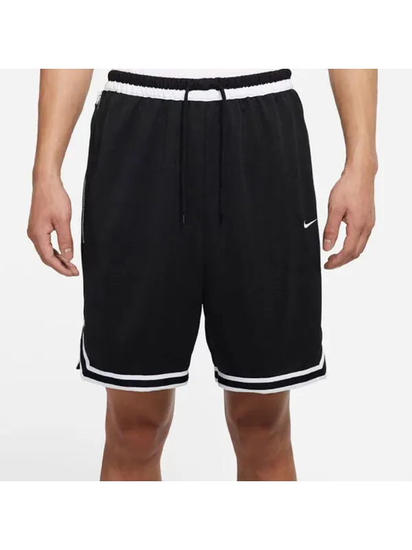 Шорты contrasting colors line detail lacing straight shorts black Nike — изображение 4 из 4, мульти