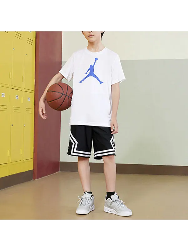 Шорты dri fit sport плетеные ромбовидные шорты Air Jordan — изображение 2 из 4, черный/мульти