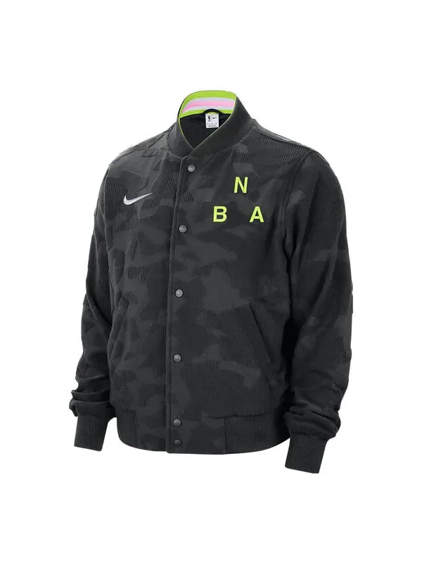 Куртка Nike x NBA N31 Lightweight Courtside Jacket 'Black' — изображение 1 из 3, черный
