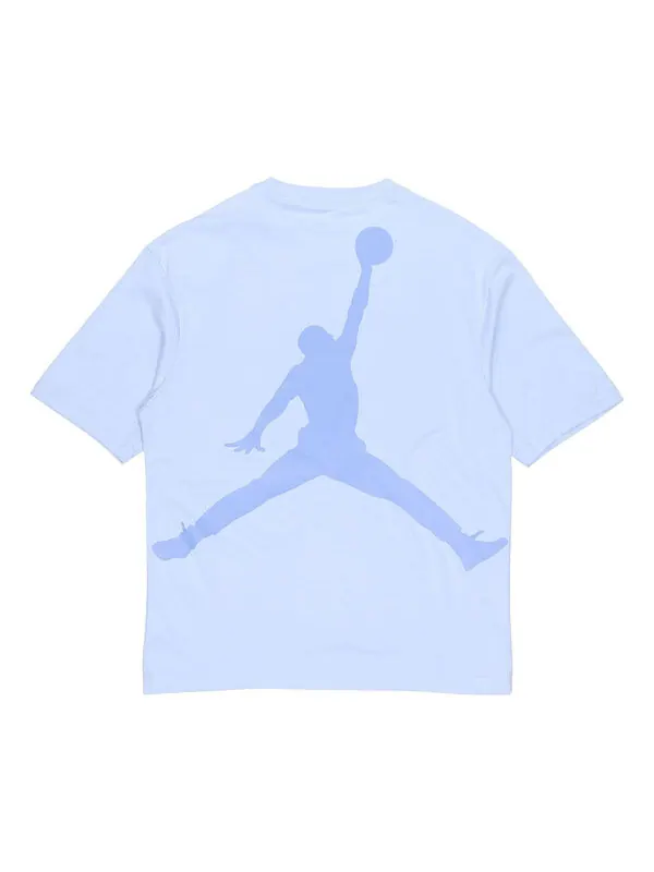 Футболка men's casual sports breathable short sleeve blue t-shirt Air Jordan — изображение 1 из 4, синий