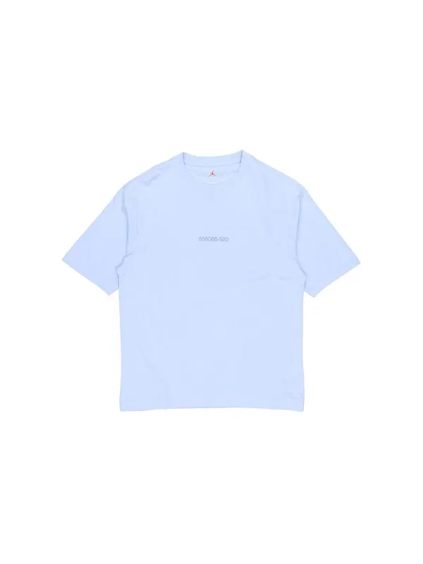 Футболка men's casual sports breathable short sleeve blue t-shirt Air Jordan — изображение 2 из 4, синий