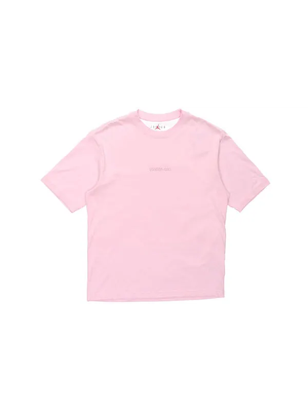 Футболка men's casual sports breathable short sleeve pink t-shirt Air Jordan — изображение 2 из 4, розовый