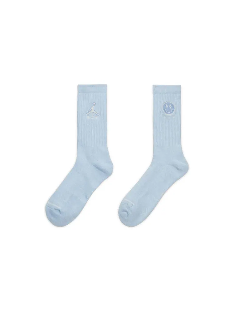 Носки Air Jordan x J Balvin Celestine Crew Socks 'Blue' — изображение 2 из 3, синий