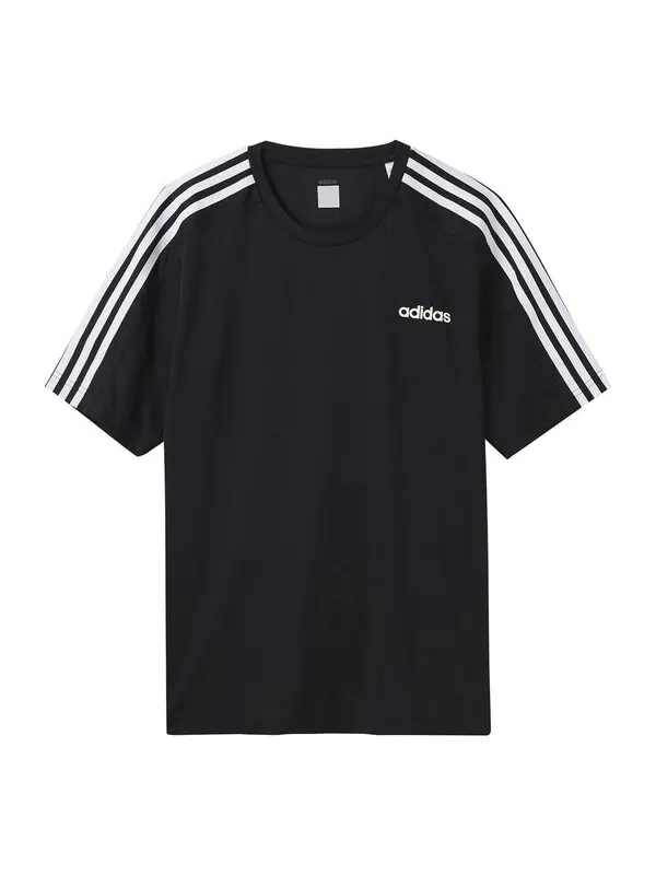 Футболка d2m tee athleisure casual sports short sleeve black Adidas — изображение 1 из 4, черный