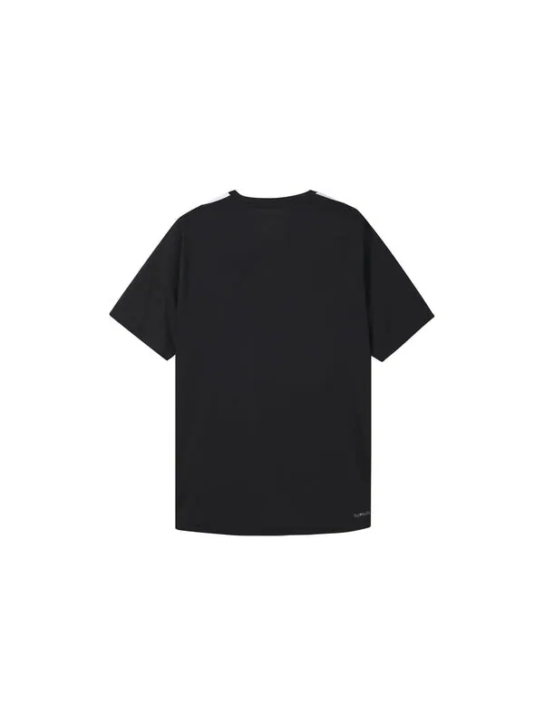 Футболка d2m tee athleisure casual sports short sleeve black Adidas — изображение 2 из 4, черный