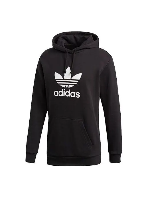Толстовка men's originals trefoil black Adidas — изображение 1 из 4, черный