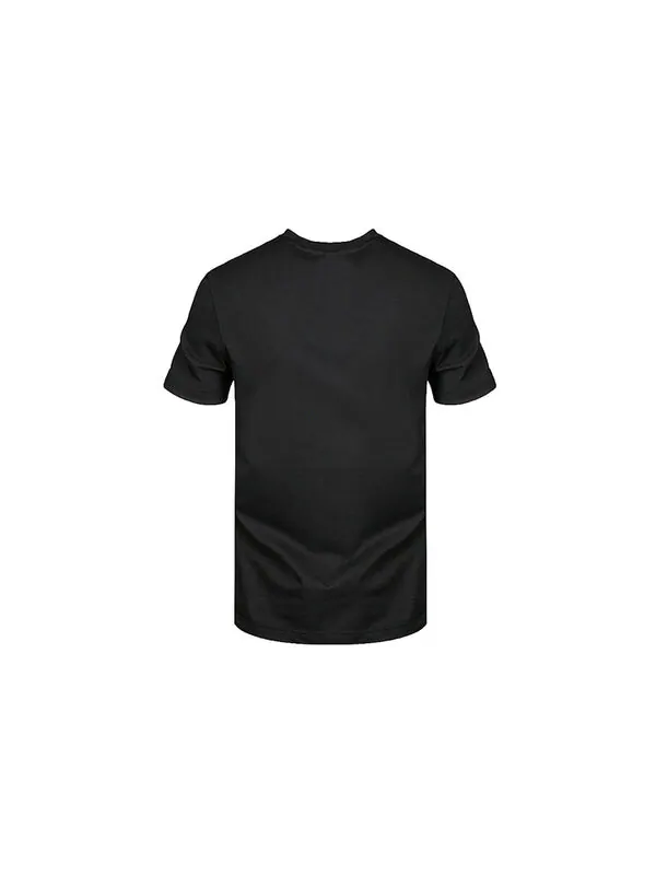 Футболка originals oncourt tee funny printing logo sports round neck short sleeve black Adidas — изображение 2 из 4, черный