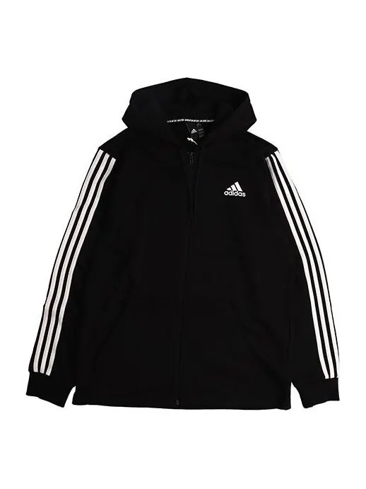 Куртка adidas Must Have 3-Stripes French Terry Hoodie — изображение 1 из 4, черный