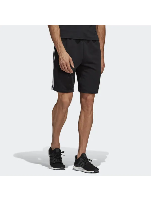 Шорты men's sports stylish knit black shorts Adidas — изображение 3 из 4, черный