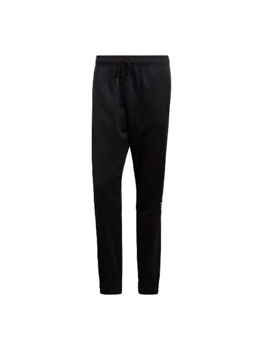 Спортивные штаны adidas Training Running Printing Logo Knit Sports Long Pants Black — изображение 1 из 4, черный