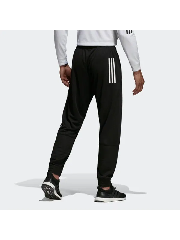 Спортивные штаны adidas Training Running Printing Logo Knit Sports Long Pants Black — изображение 3 из 4, черный