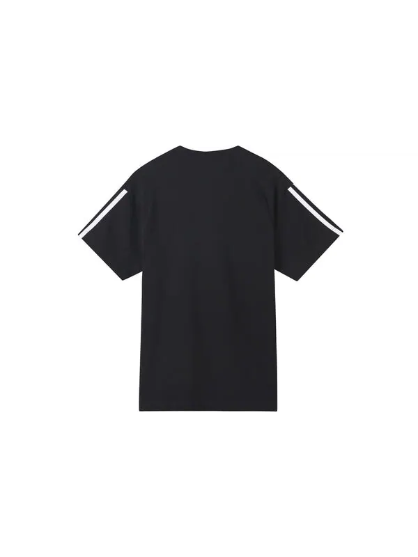 Футболка must haves 3 полоски спортивная футболка Adidas — изображение 2 из 4, черный