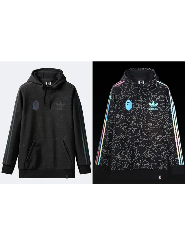 Куртка BAPE x adidas Snow — изображение 3 из 3, черный