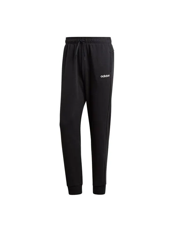 Спортивные штаны adidas E Pln T Pnt Fl Solid Color Bundle Feet Casual Sports Pants Black — изображение 1 из 4, черный