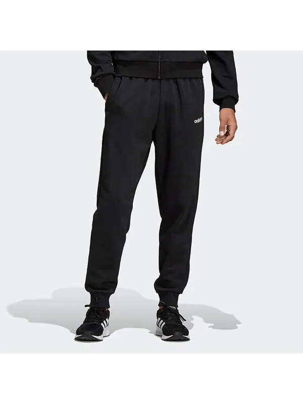 Спортивные штаны adidas E Pln T Pnt Fl Solid Color Bundle Feet Casual Sports Pants Black — изображение 3 из 4, черный