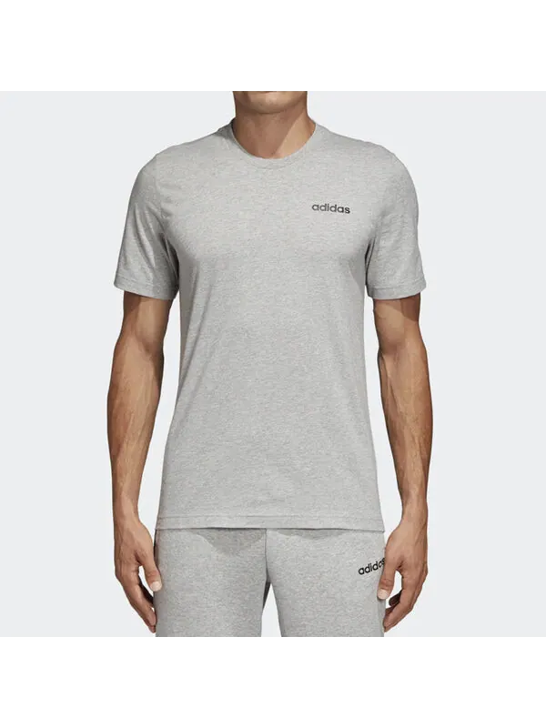 Футболка e pin tee sports stylish round neck short sleeve gray Adidas — изображение 3 из 4, серый