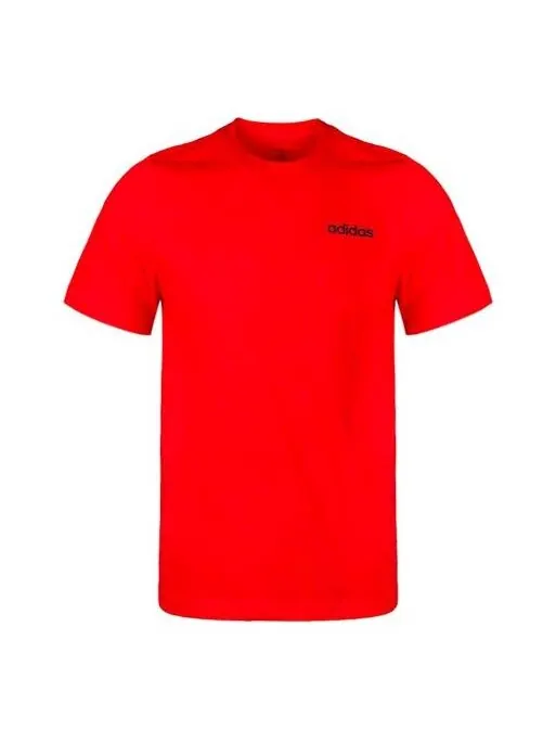 Футболка sports stylish short sleeve red Adidas — изображение 1 из 4, красный