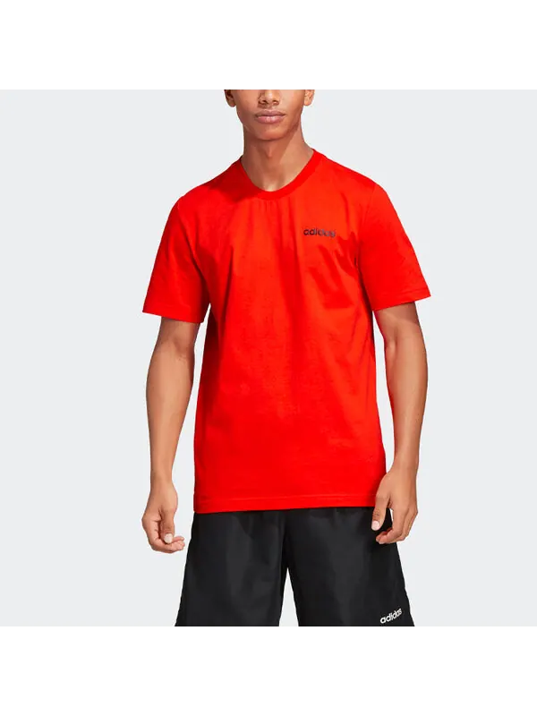 Футболка sports stylish short sleeve red Adidas — изображение 3 из 4, красный