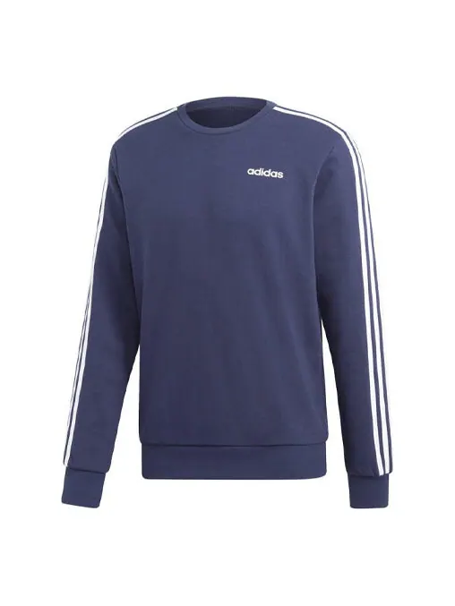 Толстовка adidas Essentials 3-Stripes Sweatshirt Blue — изображение 1 из 4, синий