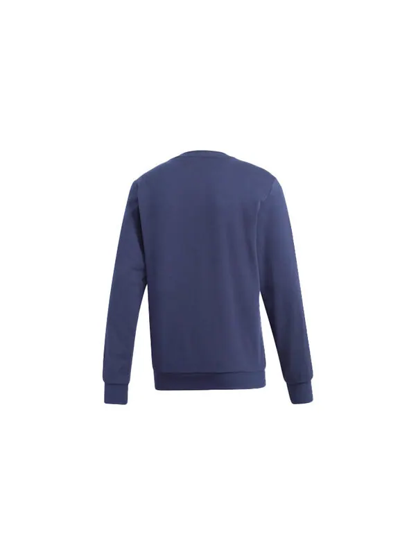 Толстовка adidas Essentials 3-Stripes Sweatshirt Blue — изображение 2 из 4, синий