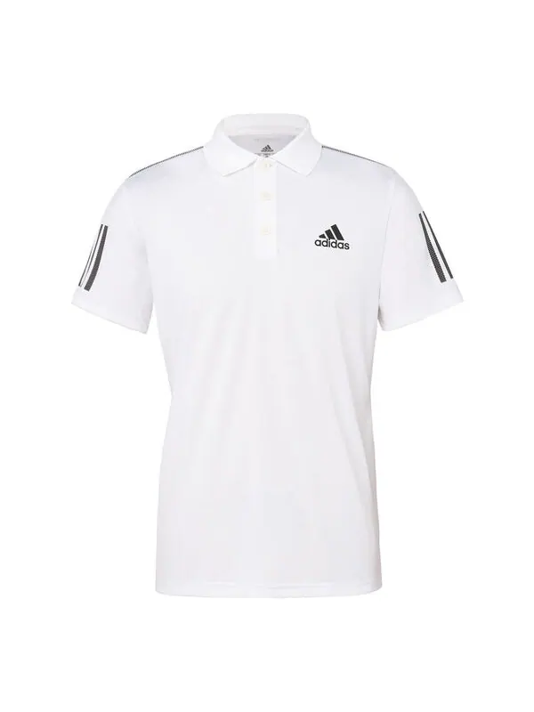 Футболка adidas Club 3STR Polo Tennis Sports Polo Shirt White — изображение 1 из 4, белый