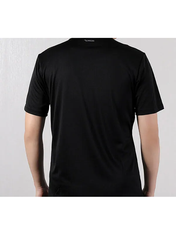 Футболка adidas Club 3str Tee Tennis Sports Short-sleeve Tee Men Black — изображение 4 из 4, черный