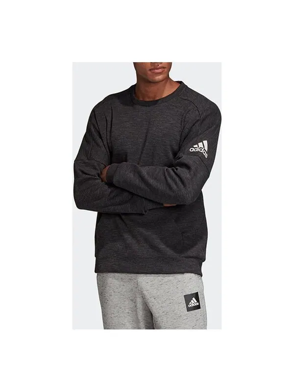 Толстовка adidas IDSTADIUM CR Pullover Gray — изображение 1 из 2, темно-серый серый